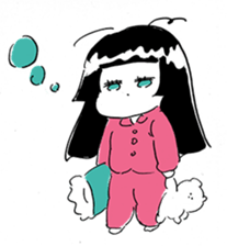 Michika Hamamura's Freedom Girl Sticker sticker #4944109