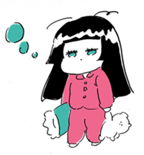 Michika Hamamura's Freedom Girl Sticker sticker #4944109