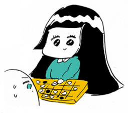 Michika Hamamura's Freedom Girl Sticker sticker #4944116