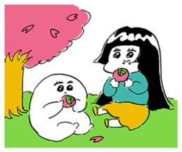 Michika Hamamura's Freedom Girl Sticker sticker #4944118