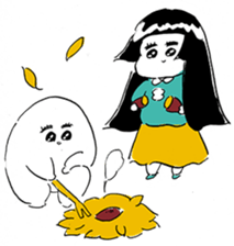 Michika Hamamura's Freedom Girl Sticker sticker #4944120