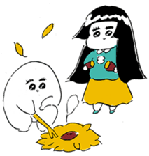 Michika Hamamura's Freedom Girl Sticker sticker #4944120