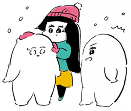 Michika Hamamura's Freedom Girl Sticker sticker #4944121