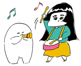 Michika Hamamura's Freedom Girl Sticker sticker #4944122