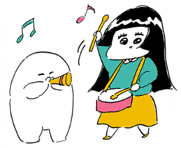 Michika Hamamura's Freedom Girl Sticker sticker #4944122