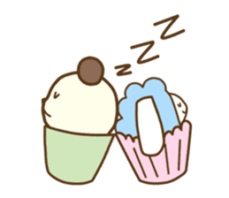 Cupcake and Chocchip sticker #4944260