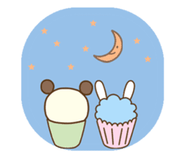 Cupcake and Chocchip sticker #4944262