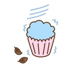Cupcake and Chocchip sticker #4944278