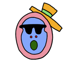 Gorilla and Afro2 sticker #4944308