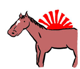 Mr,E-horse sticker #4944366