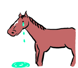 Mr,E-horse sticker #4944376