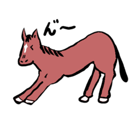 Mr,E-horse sticker #4944378