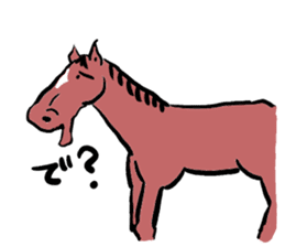 Mr,E-horse sticker #4944388