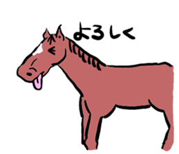 Mr,E-horse sticker #4944391