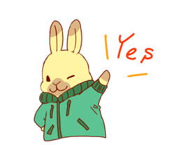 4 rabbit brothers sticker #4944410