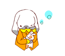 4 rabbit brothers sticker #4944424