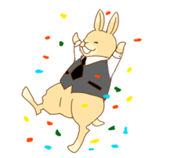 4 rabbit brothers sticker #4944426