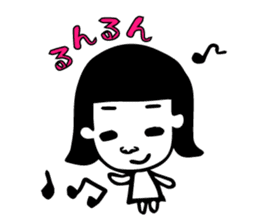 girl's daily sticker sticker #4945046