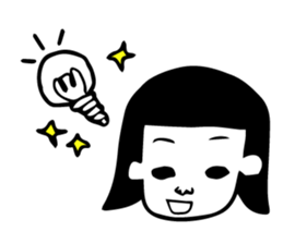 girl's daily sticker sticker #4945055