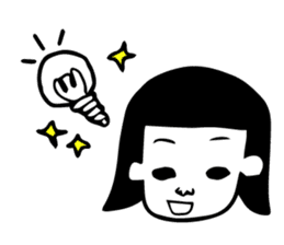 girl's daily sticker sticker #4945055