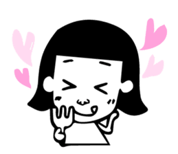 girl's daily sticker sticker #4945059