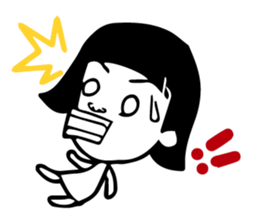 girl's daily sticker sticker #4945063