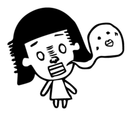 girl's daily sticker sticker #4945067