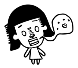 girl's daily sticker sticker #4945067