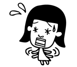 girl's daily sticker sticker #4945068