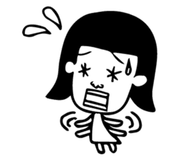 girl's daily sticker sticker #4945068