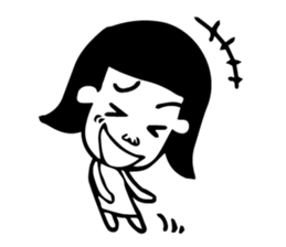 girl's daily sticker sticker #4945072