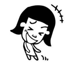 girl's daily sticker sticker #4945072