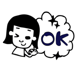 girl's daily sticker sticker #4945074