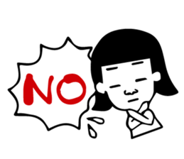 girl's daily sticker sticker #4945075