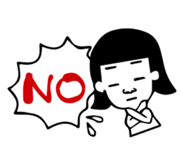 girl's daily sticker sticker #4945075