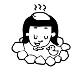 girl's daily sticker sticker #4945078