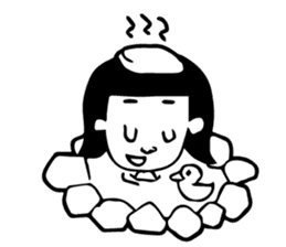 girl's daily sticker sticker #4945078