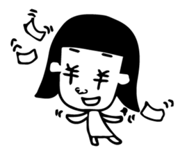 girl's daily sticker sticker #4945080