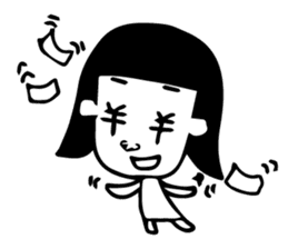 girl's daily sticker sticker #4945080