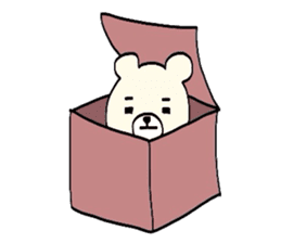 I am just a white bear return. sticker #4945178