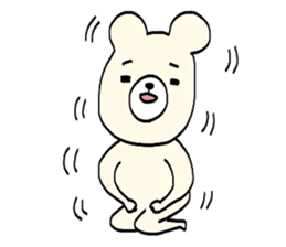 I am just a white bear return. sticker #4945179