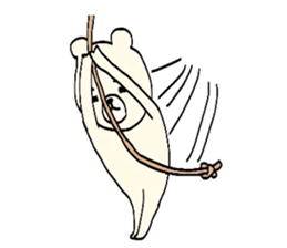 I am just a white bear return. sticker #4945181