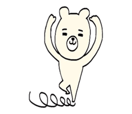 I am just a white bear return. sticker #4945184