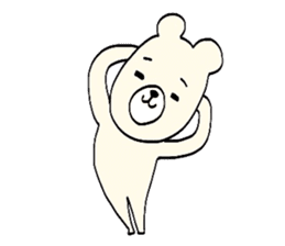 I am just a white bear return. sticker #4945186