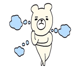 I am just a white bear return. sticker #4945200