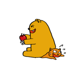 Smiling Bear 2 sticker #4945637