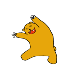 Smiling Bear 2 sticker #4945640