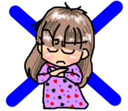 I'm a girl, gate sticker #4945942