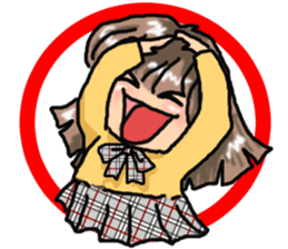 I'm a girl, gate sticker #4945946