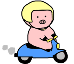 Sir Alex the Pig sticker #4946197